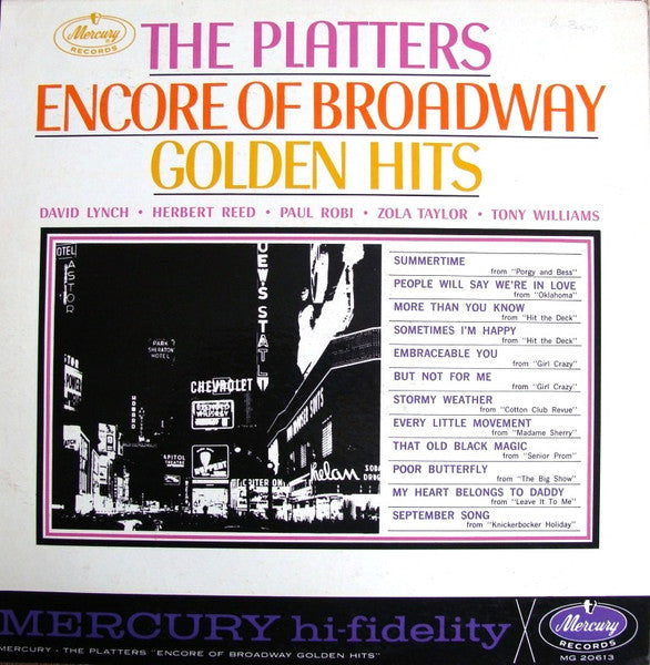 Platters – Encore Of Broadway Golden Hits LP