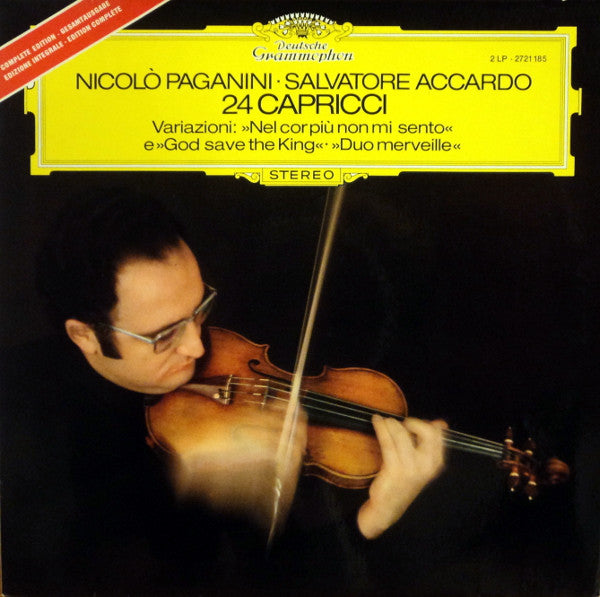 Nicolò Paganini, Salvatore Accardo – 24 Capricci / Variazioni: »Nel Cor Più Non Mi Sento« E »God Save The King« · »Duo Merveille« 2LP