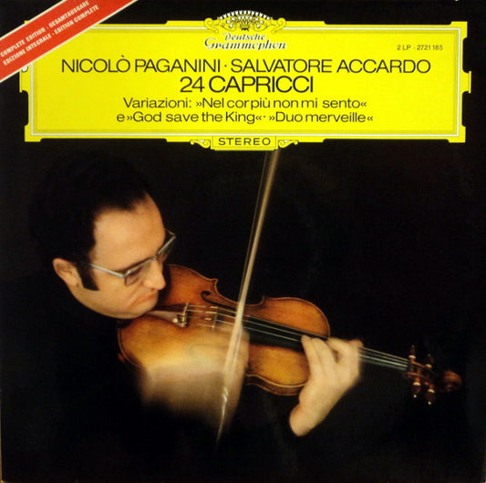 Nicolò Paganini, Salvatore Accardo – 24 Capricci / Variazioni: »Nel Cor Più Non Mi Sento« E »God Save The King« · »Duo Merveille« 2LP