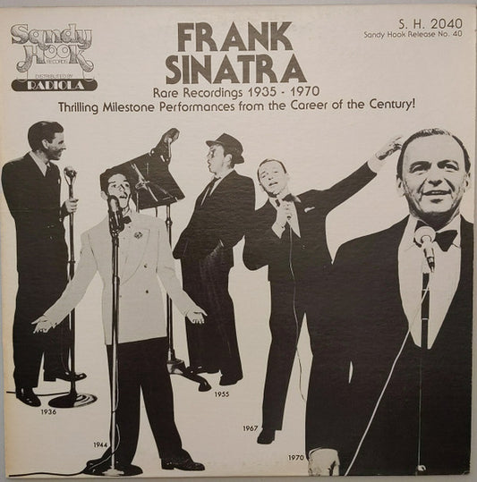 Frank Sinatra ‎– Rare Recordings 1935-1970 LP
