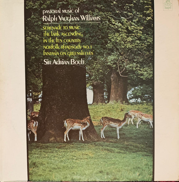Vaughan Williams, Sir Adrian Boult – Pastoral Music Of Ralph Vaughan Williams LP