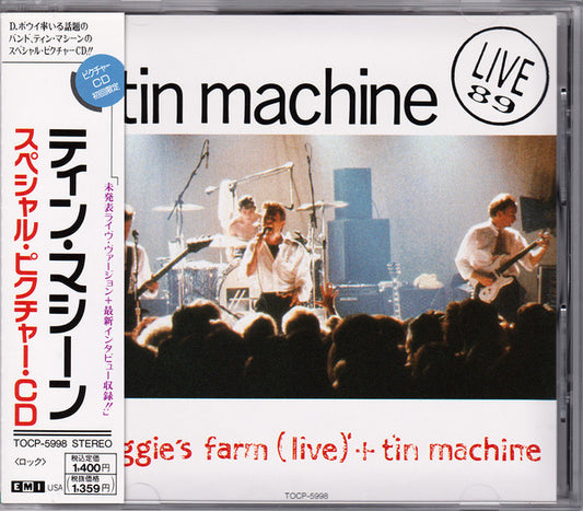 Tin Machine – Maggie's Farm (Live) + Tin Machine CD