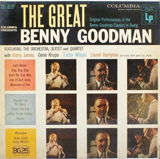 Benny Goodman - The Great Benny Goodman LP