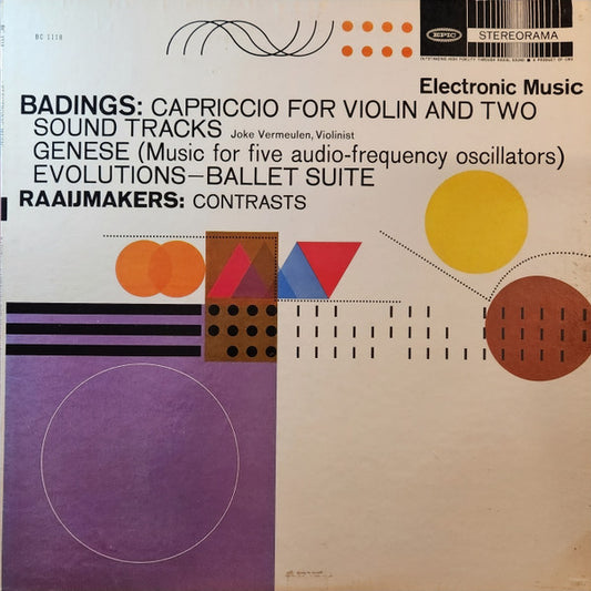 Henk Badings, Dick Raaijmakers – Electronic Music LP