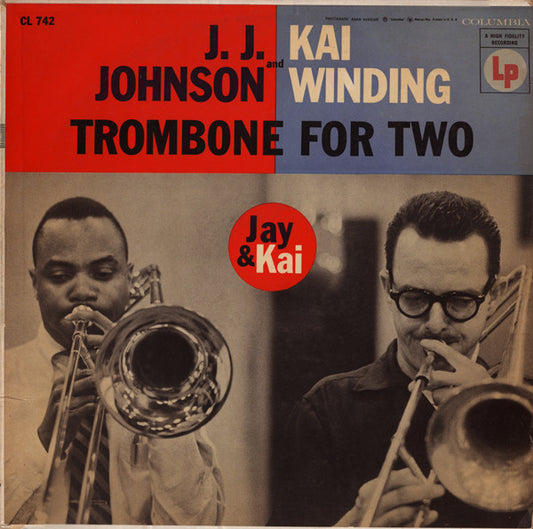 J.J. Johnson And Kai Winding – Trombone For Two LP