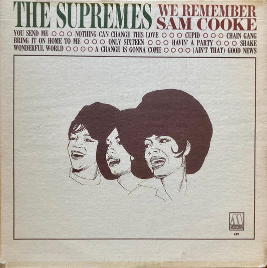 The Supremes - We Remember Sam Cooke LP