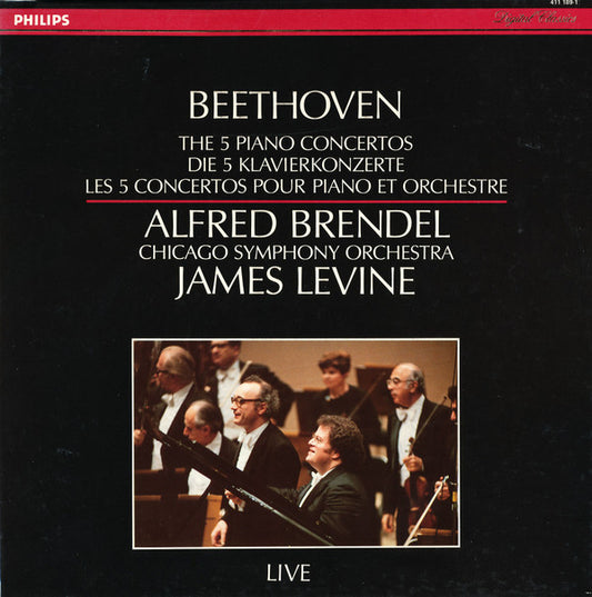 Beethoven / Alfred Brendel - The 5 Piano Concertos (4 LP)