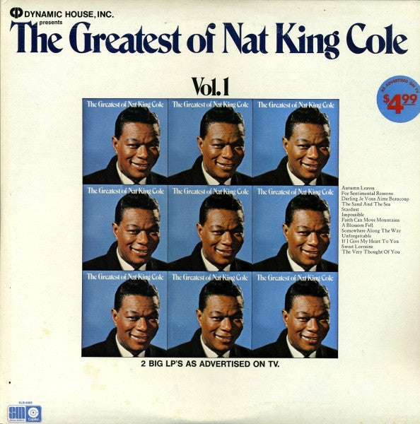 Nat King Cole – The Greatest Of Nat King Cole 2LP