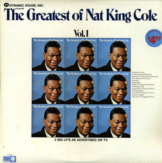 Nat King Cole – The Greatest Of Nat King Cole 2LP