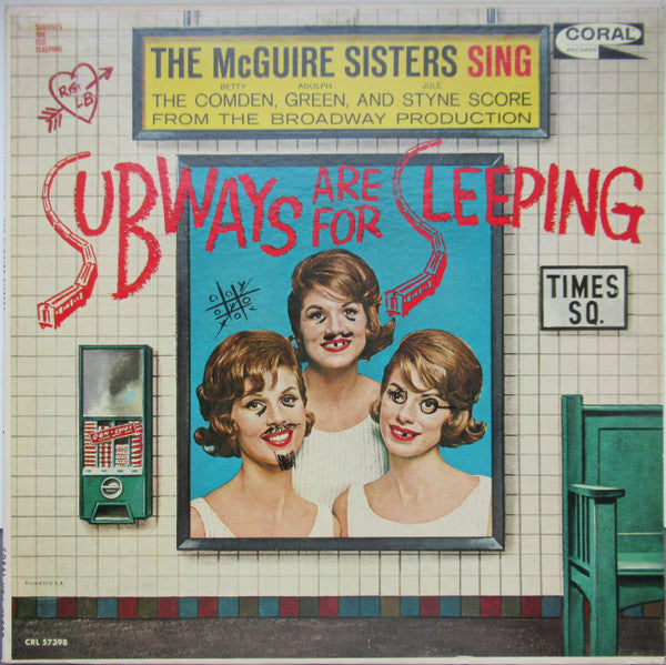 The McGuire Sisters – Subways Are For Sleeping LP