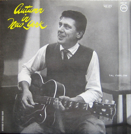 Tal Farlow – Autumn In New York (France pressing) LP