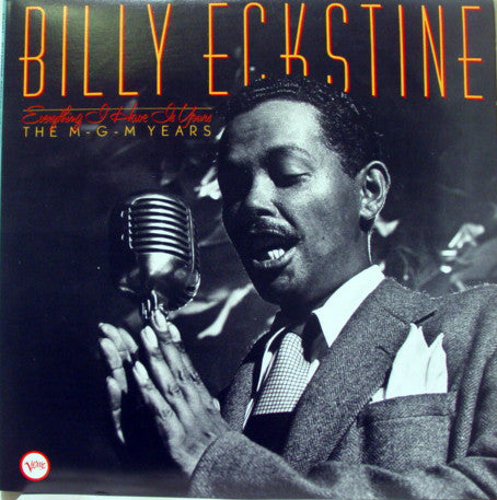 Billy Eckstine – Everything I Have Is Yours (The M-G-M Years) 2LP