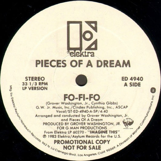 Pieces Of A Dream – Fo-Fi-Fo 12"