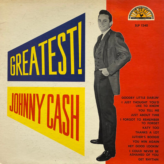 Johnny Cash ‎– Greatest! LP