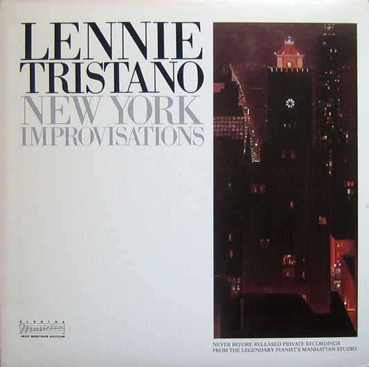 Lennie Tristano – New York Improvisations LP