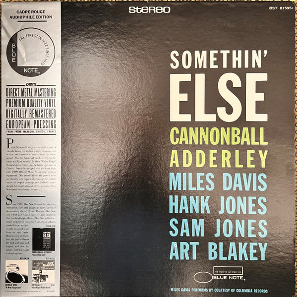 Cannonball Adderley - Somethin' Else (DMM) LP