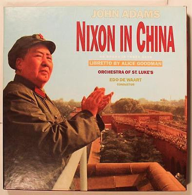 John Adams, Alice Goodman, Orchestra Of St. Luke's, Edo de Waart ‎– Nixon In China (An Opera In Three Acts) 3LP Boxset
