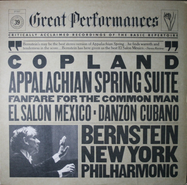 Copland / Bernstein – Appalachian Spring Suite / Fanfare For The Common Man / El Salón México / Danzón Cubano LP