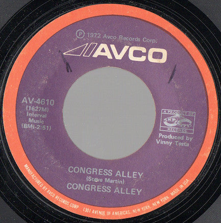 Congress Alley - Congress Alley / God Bless The Children 7"