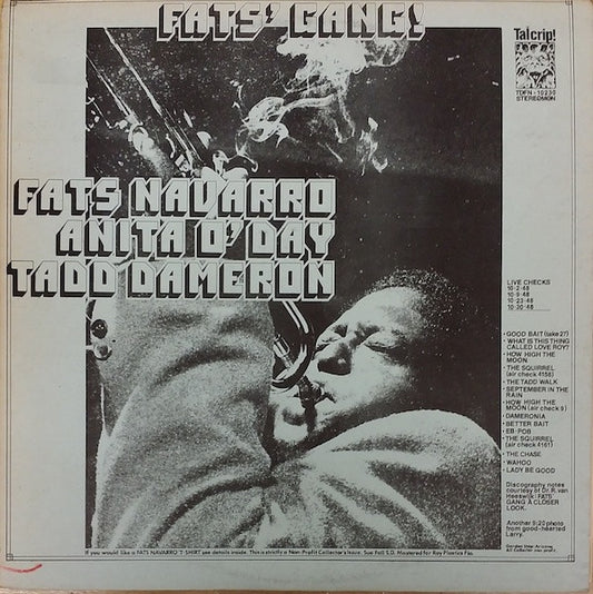 Fats Navarro, Anita O'Day, Tadd Dameron – Fats' Gang LP