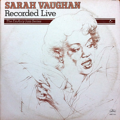 Sarah Vaughan - Recorded Live LP
