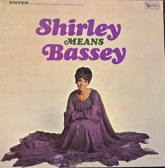 Shirley Bassey – Shirley Means Bassey LP