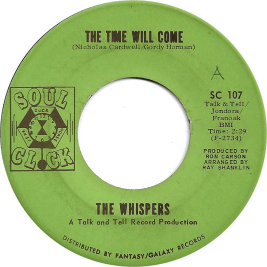 The Whispers – The Time Will Come / Flying High (Mono) 7"