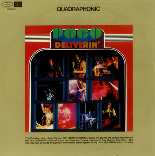 Poco - Deliverin' (Quadraphonic) LP