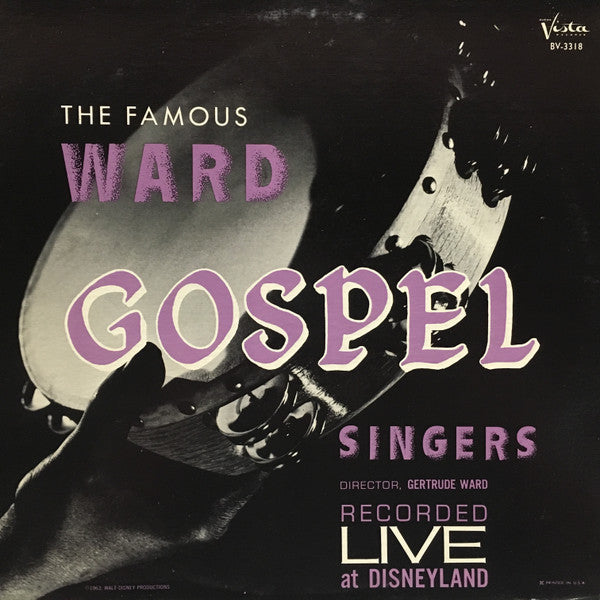 The Famous Ward Gospel Singers – Recorded Live At Disneyland LP