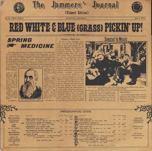 Red, White & Blue (Grass) – Pickin' Up LP