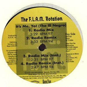 The F.L.A.M. Rotation – It's Me, Yo! (The Ill Negro) 12"