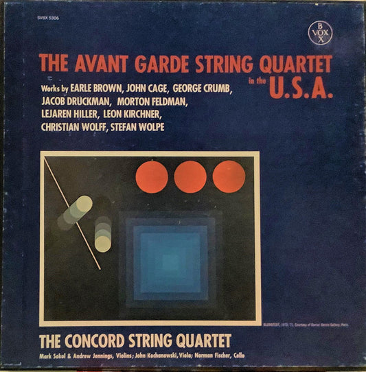 Various Artists - Avant Garde String Quartet In The USA 3LP