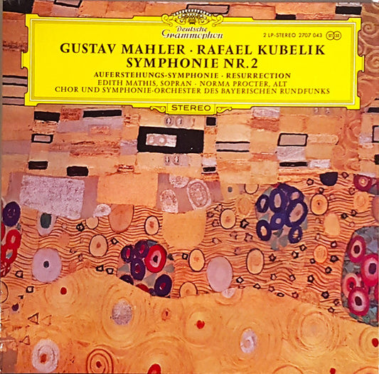Mahler, Rafael Kubelik, Edith Mathis, Norma Procter - Symphonie Nr. 2 (Auferstehungs-Symphonie / Resurrection) 2LP