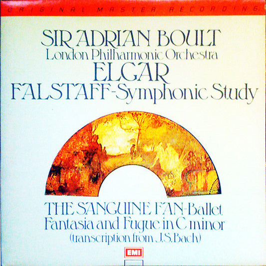 Bach - The Sanguine Fan - Ballet Fantasia And Fugue In C Minor (MFSL) LP