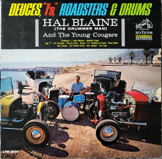 Hal Blaine & The Young Cougars – Deuces, "T's," Roadsters & Drums LP