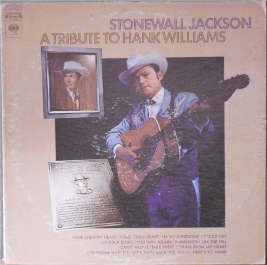 Stonewall Jackson - A Tribute To Hank Williams LP