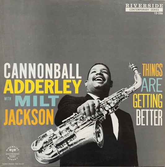 Cannonball Adderley with Milt Jackson - Things Are Getting Better (Japan pressing) LP