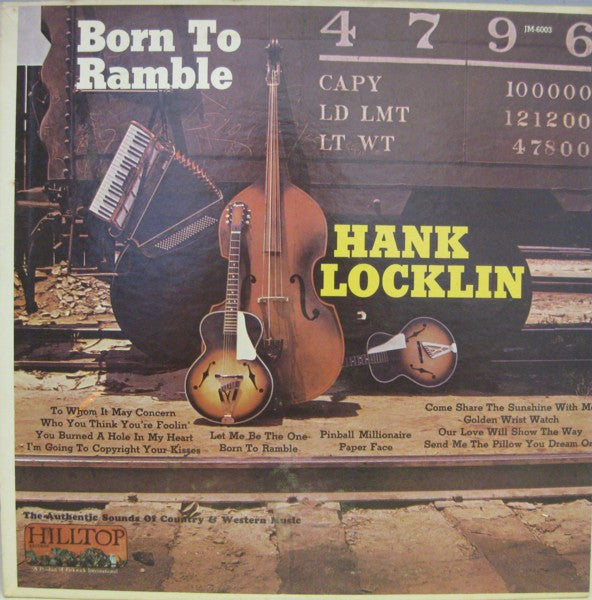Hank Locklin – Born To Ramble LP