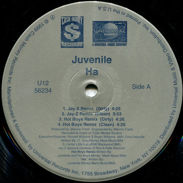 Juvenile – Ha 12"