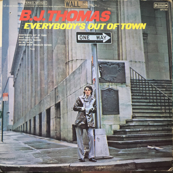 B.J. Thomas – Everybody's Out Of Town LP