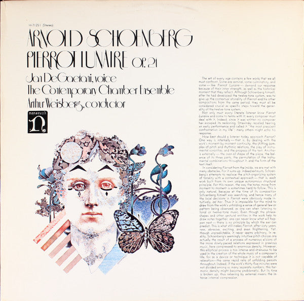 Arthur Weisberg – Pierrot Lunaire Op.21 LP