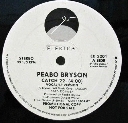 Peabo Bryson – Catch 22 (Promo) 12"