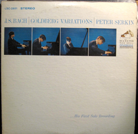J. S. Bach – Peter Serkin - Goldberg Variations LP