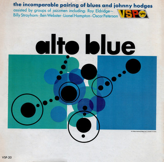 Johnny Hodges – Alto Blue LP