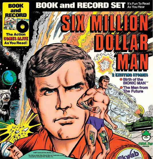 Six Million Dollar Man - 2 Exciting Stories - LP