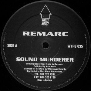 Remarc - Sound Murderer / Drum N' Bass Wise 12"