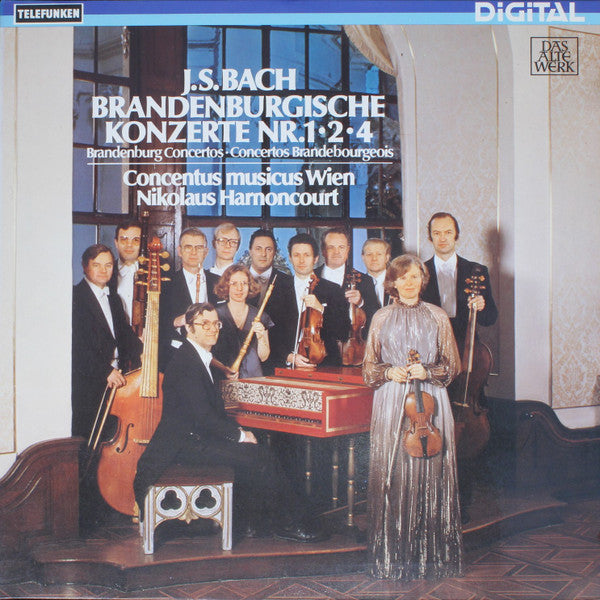 J.S. Bach – Concentus Musicus Wien, Nikolaus Harnoncourt - Brandenburgische Konzerte Nr.1∙2∙4 LP