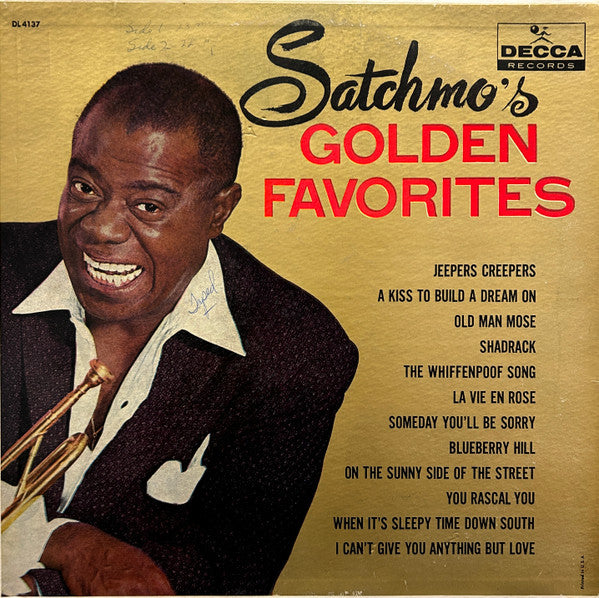 Louis Armstrong – Satchmo's Golden Favorites LP