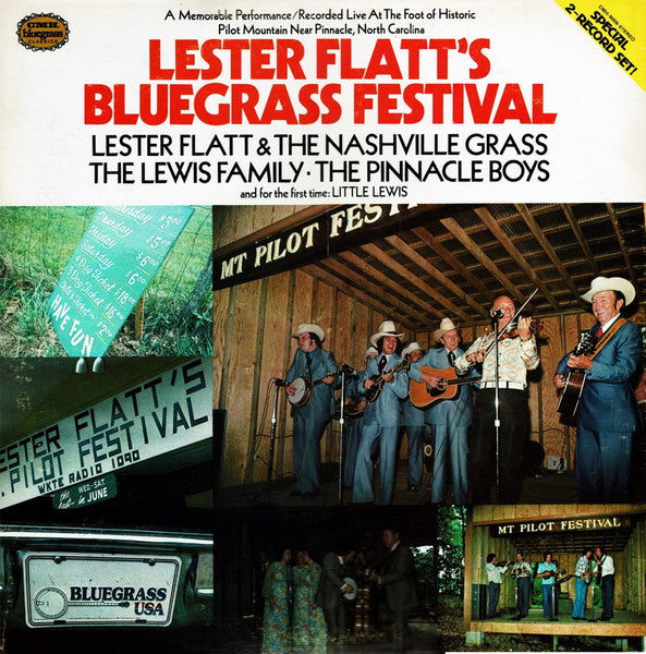 Lester Flatt - Lester Flatt's Bluegrass Festival LP