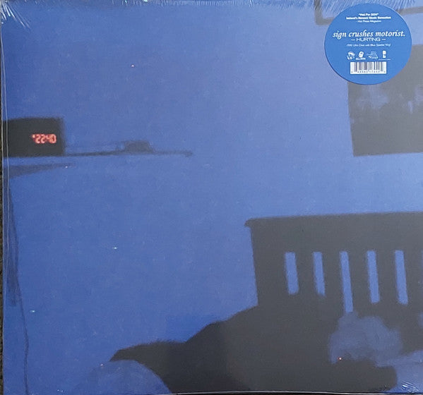 Sign Crushes Motorist – Hurting (Ultra Clear with Blue Splatter) LP